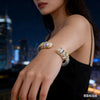 Antique Twisted Cable Pearl Cuff