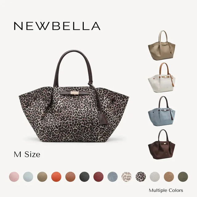Collapsible PU Leather Top Handle Tote Bag