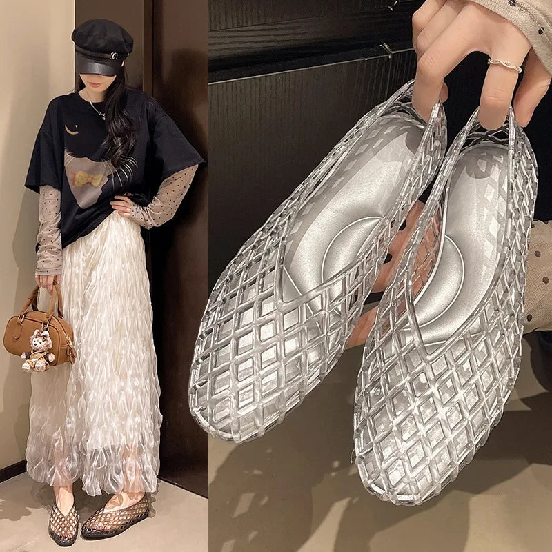 Crystal Jelly Sandal