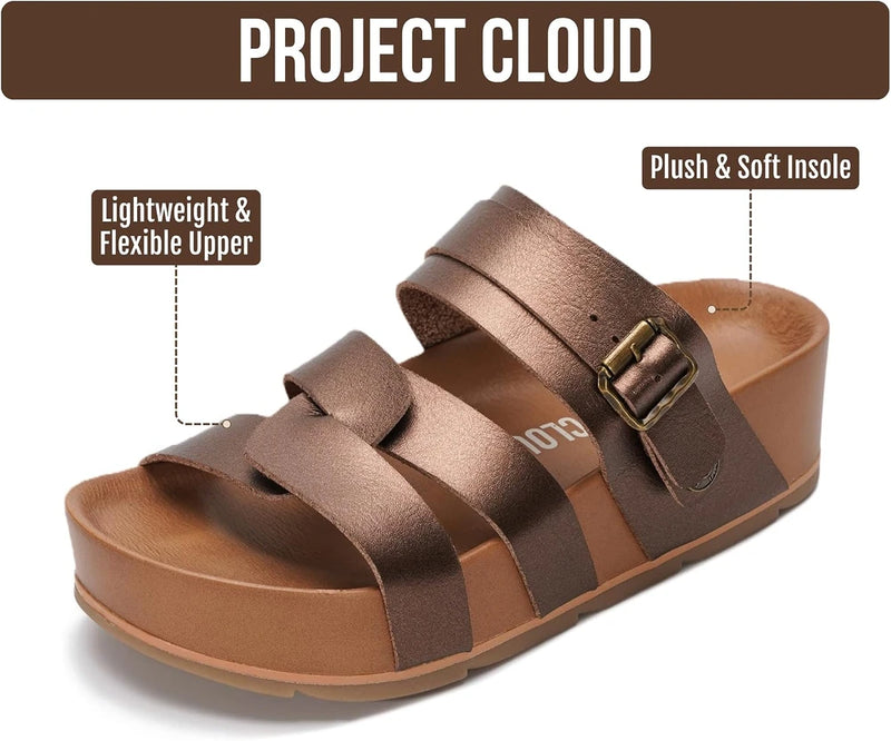 Project Cloud Platform Wedge Sandals
