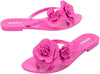 Floral Jelly Flip Flops