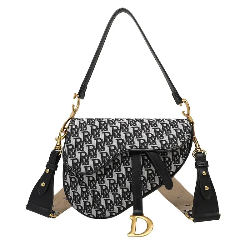 Beige Designer Crossbody Clutch Bag