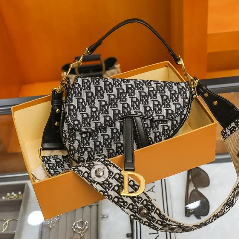 Beige Designer Crossbody Clutch Bag