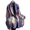 Horse Print Cashmere Blanket Scarf