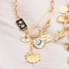 Gold Plated Charm Necklace