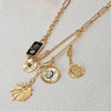Gold Plated Charm Necklace