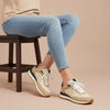 Retro Vegan Suede Memory Foam Fashion Sneakers