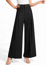 High Waisted Wide Leg Dress Pants