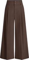High Waisted Wide Leg Dress Pants