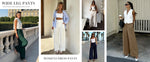 High Waisted Wide Leg Dress Pants