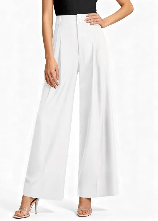 High Waisted Wide Leg Dress Pants