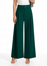 High Waisted Wide Leg Dress Pants