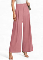 High Waisted Wide Leg Dress Pants