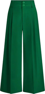 High Waisted Wide Leg Dress Pants
