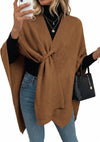 Dokotoo Soft Poncho Wrap Sweater