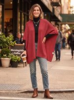 Dokotoo Soft Poncho Wrap Sweater