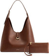 Slouchy Vegan Leather Hobo Bag