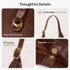 Slouchy Vegan Leather Hobo Bag