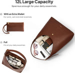 Slouchy Vegan Leather Hobo Bag