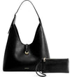 Slouchy Vegan Leather Hobo Bag