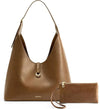 Slouchy Vegan Leather Hobo Bag