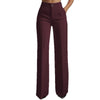 High-Waisted Straight-Leg Trousers