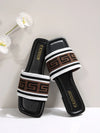 Minimalist Cloth Band Slide Sandals