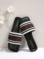 Minimalist Cloth Band Slide Sandals