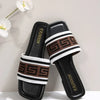 Minimalist Cloth Band Slide Sandals