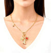 Gold Plated Charm Necklace