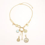 Gold Plated Charm Necklace