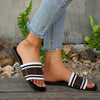 Minimalist Cloth Band Slide Sandals